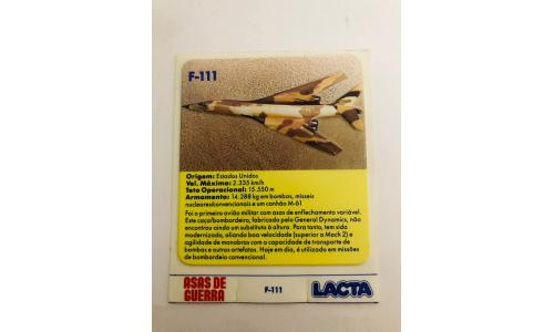 Cole��o Lacta Asas De Guerra -  F-111